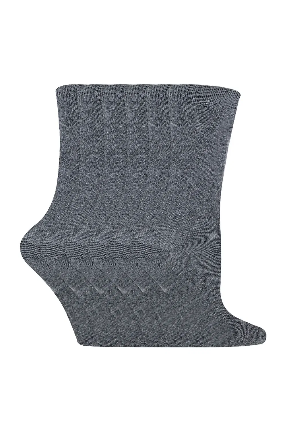 Комплект из 6 пар хлопковых носков Sock Snob, Grey