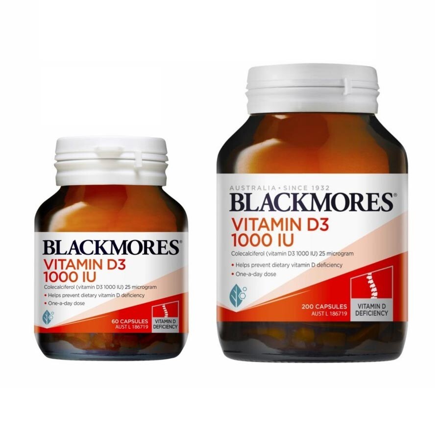 

Добавка Blackmore vitamin D3, 200+60 капсул