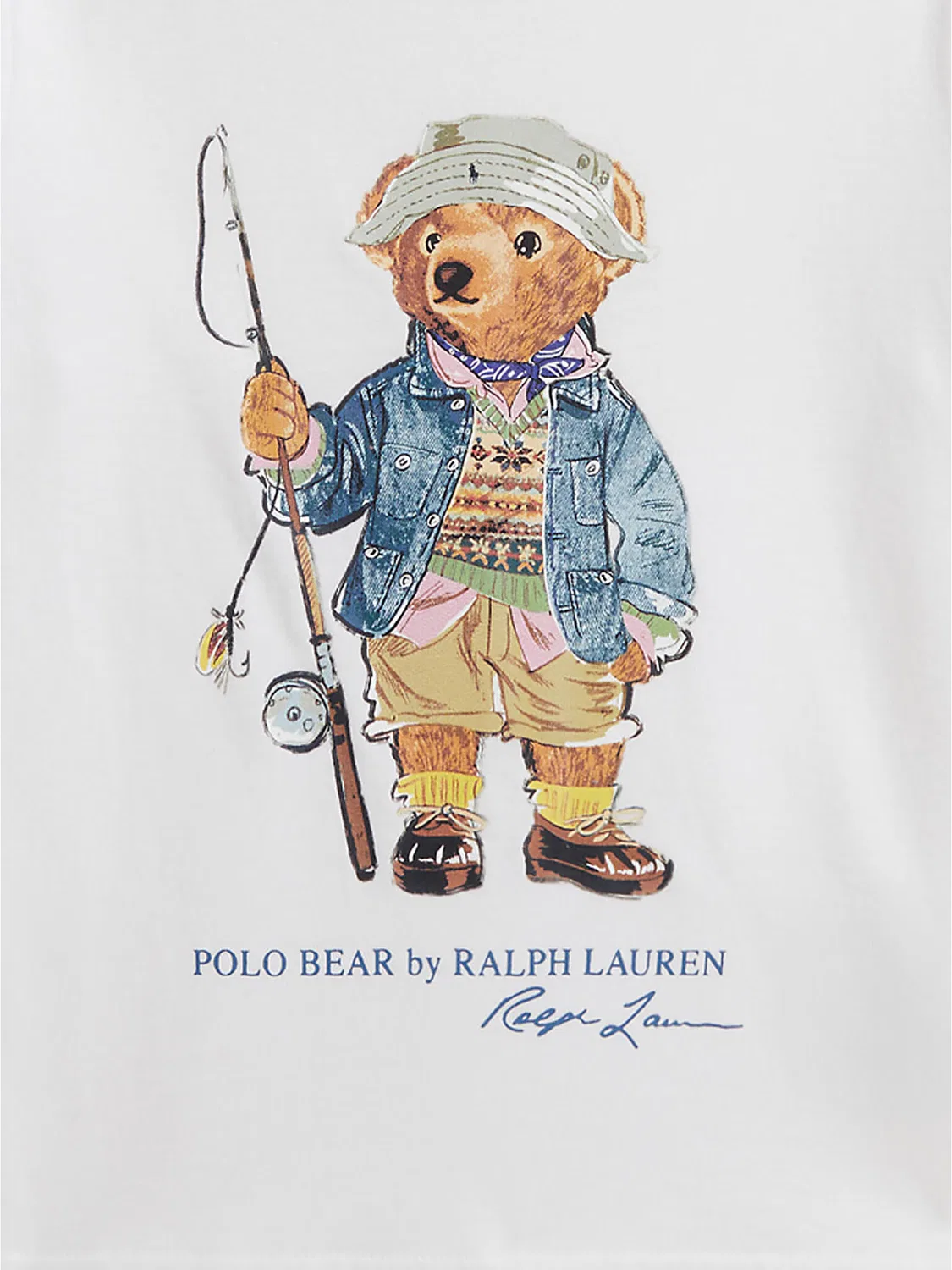 Футболка стандартного кроя для мальчика Polo Ralph Lauren, белый — фото 3