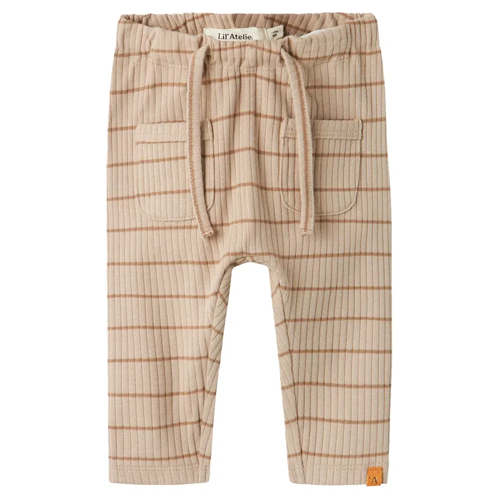 Брюки Name It Kail Reg Lil Atelier, бежевый