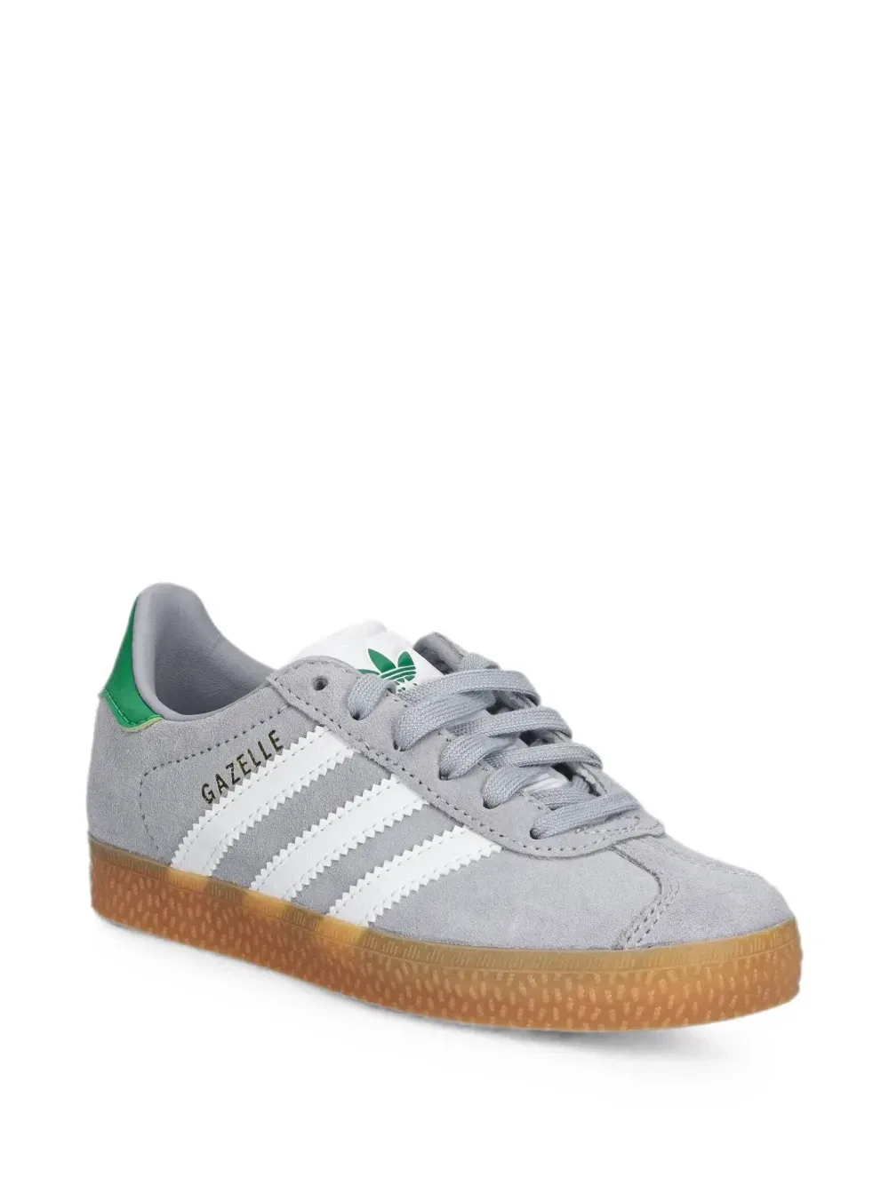 Кроссовки Gazelle с полосками Adidas Kids, серый