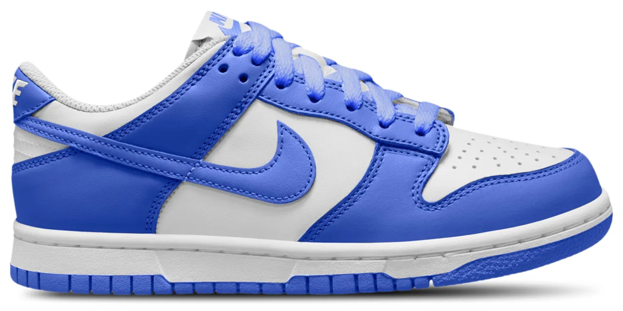 Кроссовки для мальчиков Dunk Low Nike, цвет Hyper Blue/White