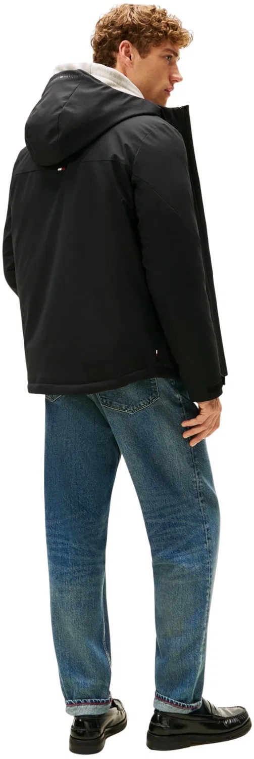 Мужская куртка с капюшоном и утеплителем Tommy Hilfiger, Black — фото 2