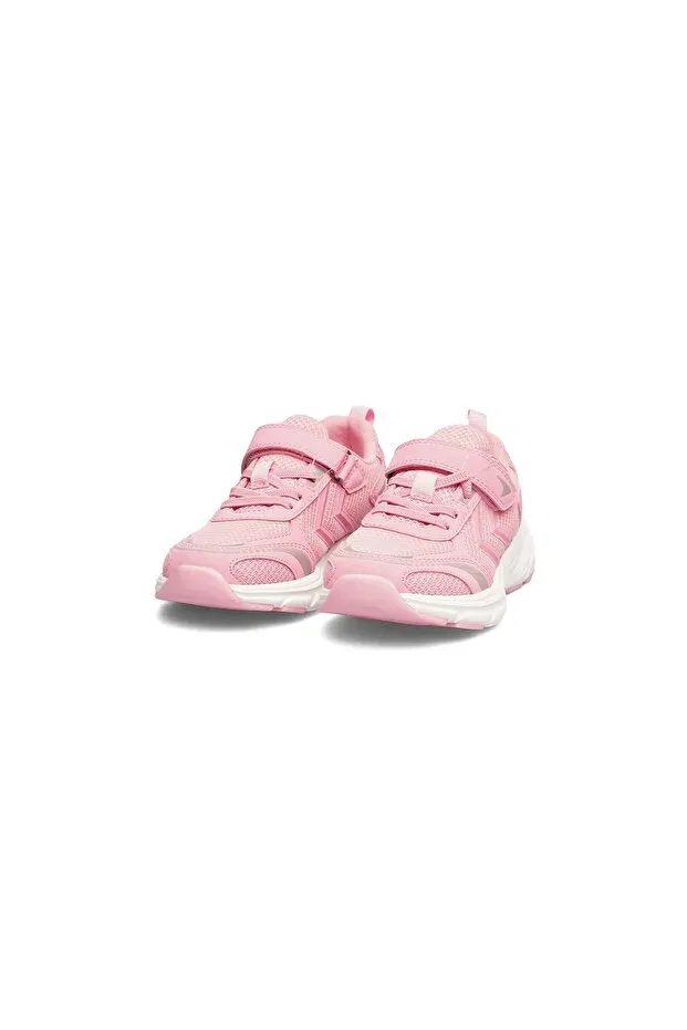 Детские кроссовки для девочек с коротким каблуком Hummel, Pink — фото 4