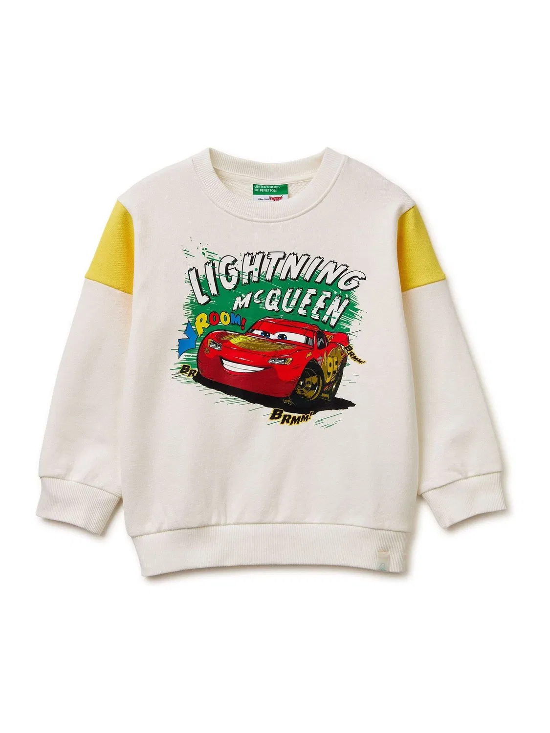 Свитшот с принтом Cars Benetton, белый