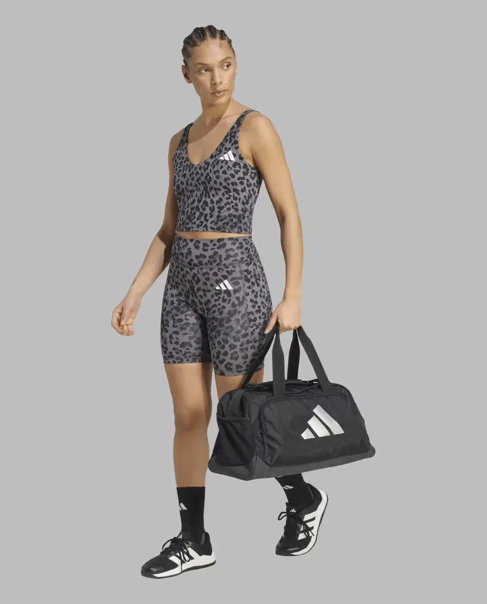 Женская футболка с принтом Workout Essentials adidas, Grigio — фото 4