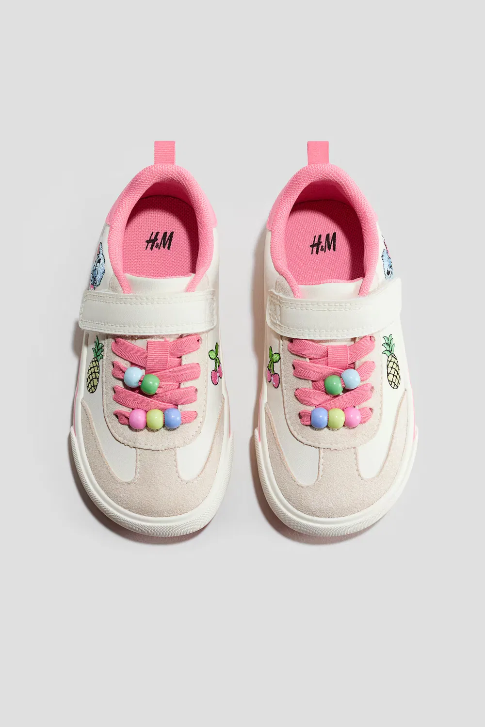 Кроссовки Barefoot с аппликациями H&M, Hellbeige/Lilo & Stitch — фото 2