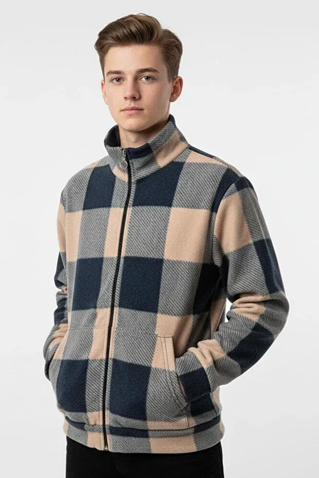Детский кардиган для мальчиков с принтом Newkids, Beige