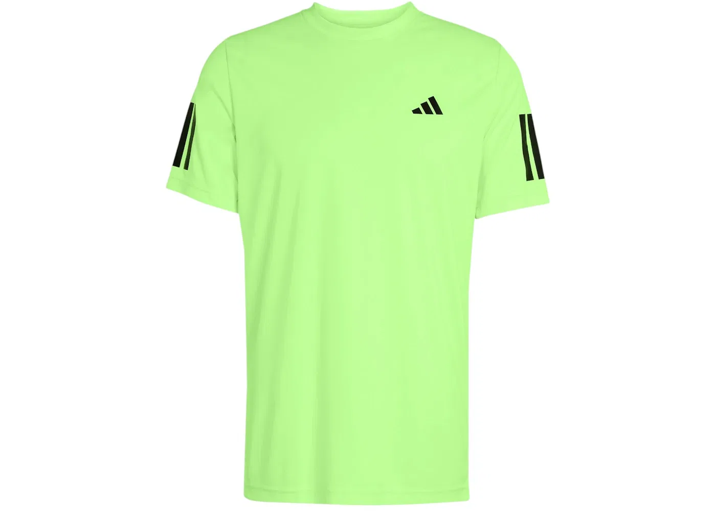 Мужская футболка с принтом 3-Stripes Adidas, цвет Lucid Lemon