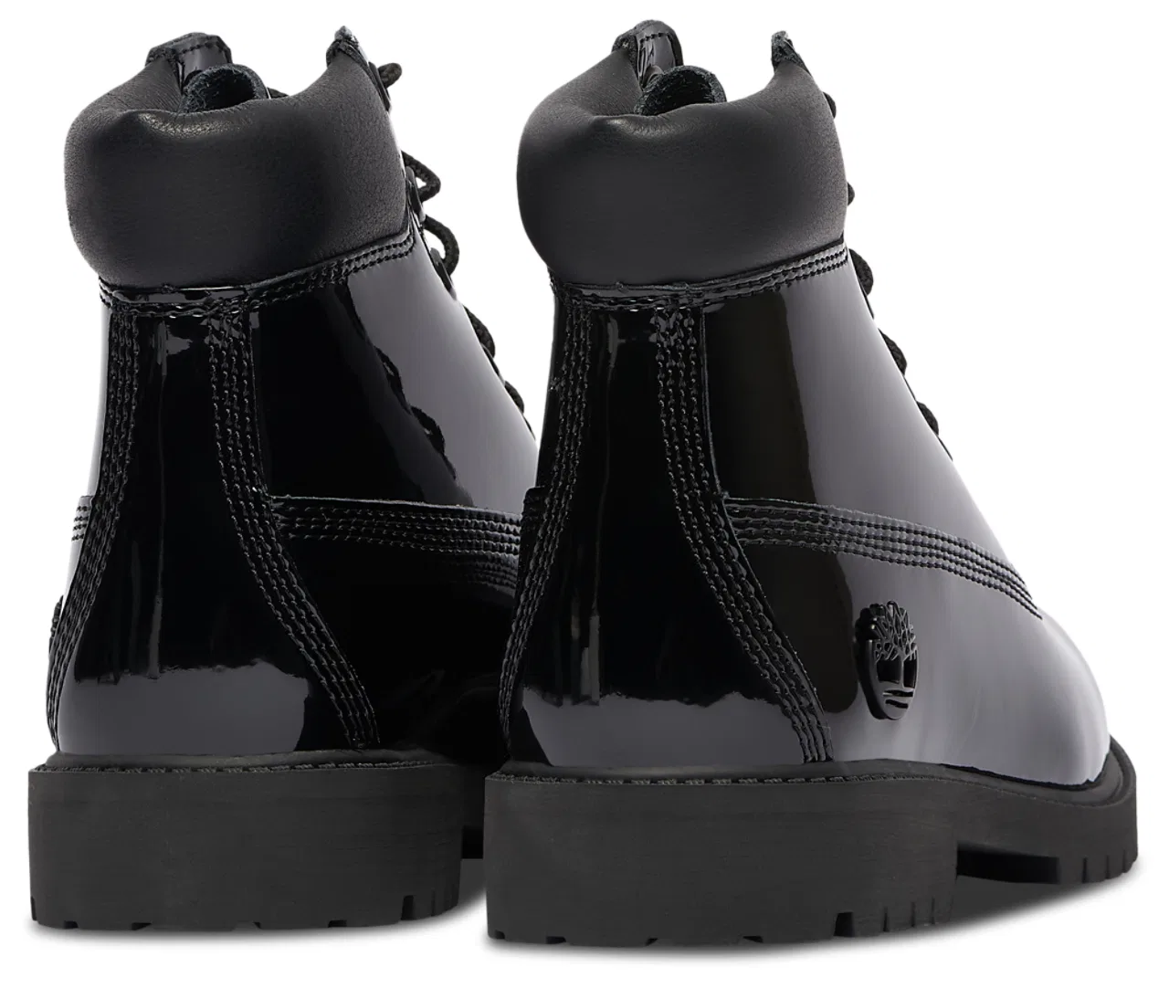 Ботинки для мальчиков Premium 6" Waterproof Patent Leather Timberland, черный — фото 3