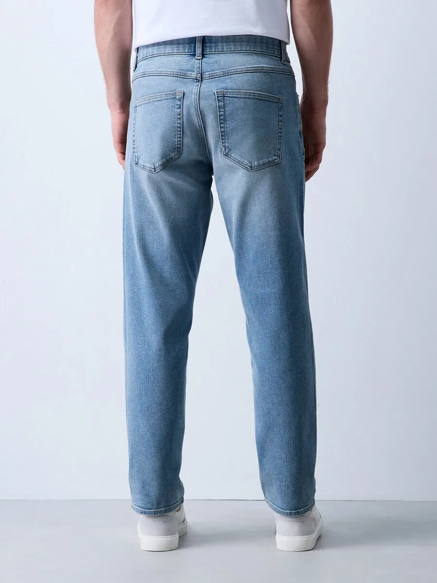 Джинсы Next Slim fit 'Essential' из синего денима — фото 2