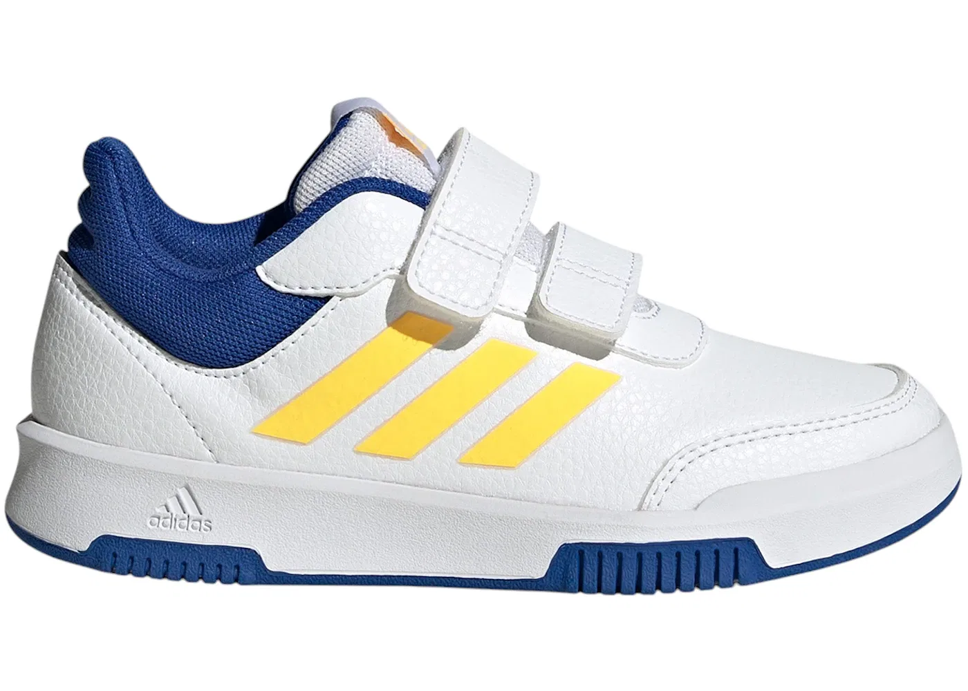 Детские кроссовки с липучками Adidas Tensaur Hook And Loop, Cloud White Spark Royal Blue