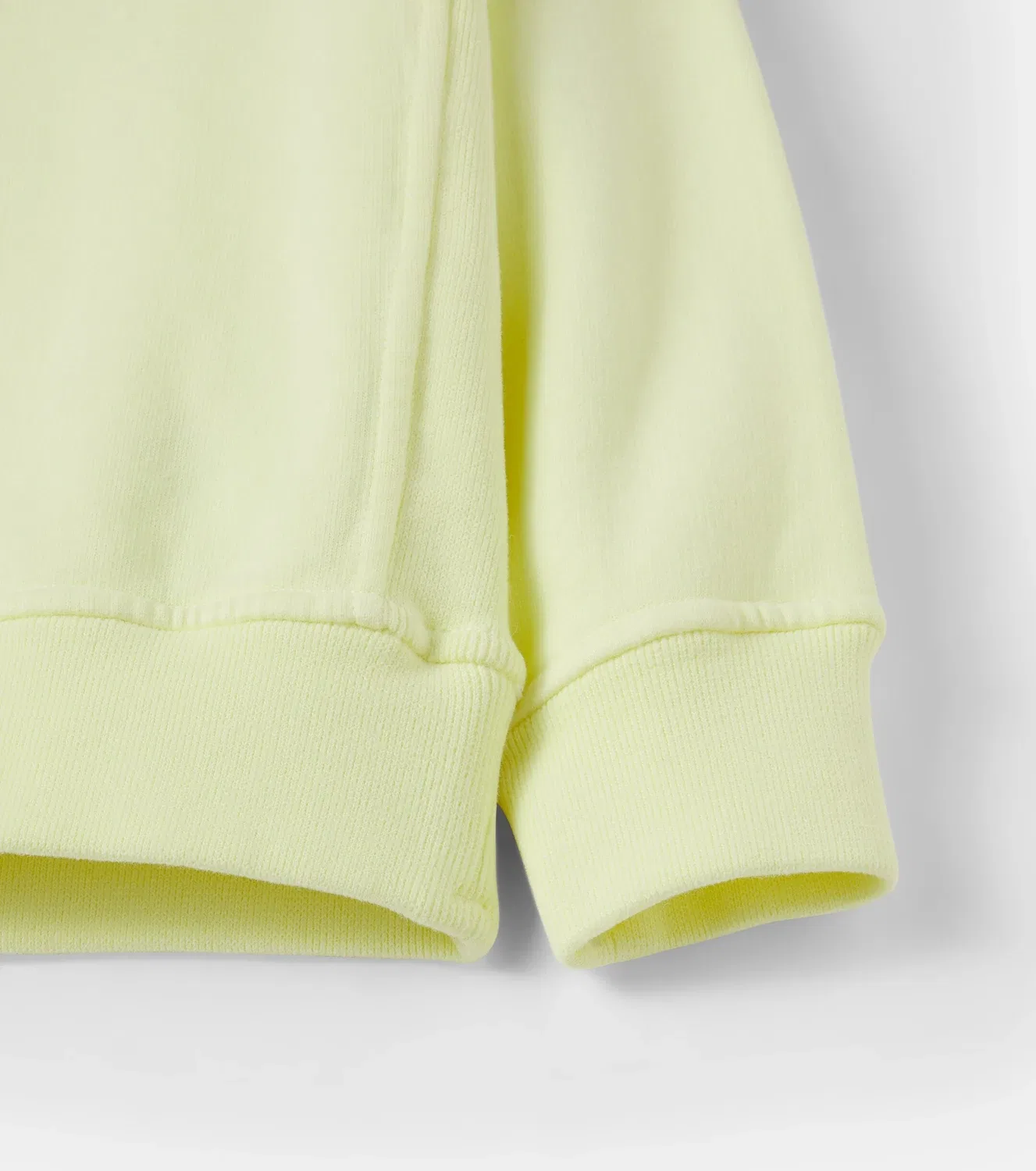 Свитшот хлопковый Stone Island Junior, желтый — фото 4