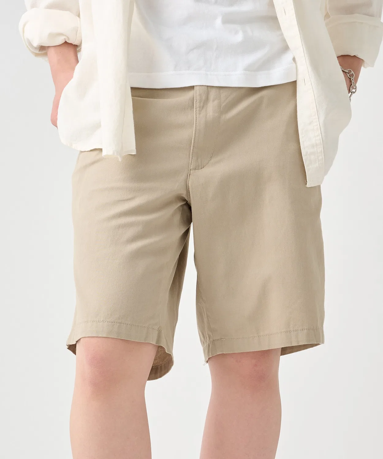 Мужские шорты чинос из хлопка с задней резинкой U.S. POLO ASSN., Beige