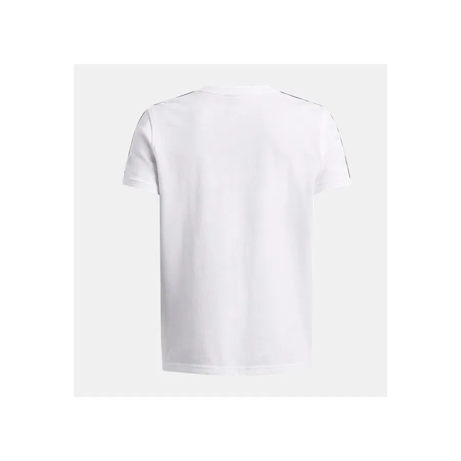 Детская футболка с длинным рукавом UA Sportstyle Taped T-shirt Under Armour, Белый — фото 2