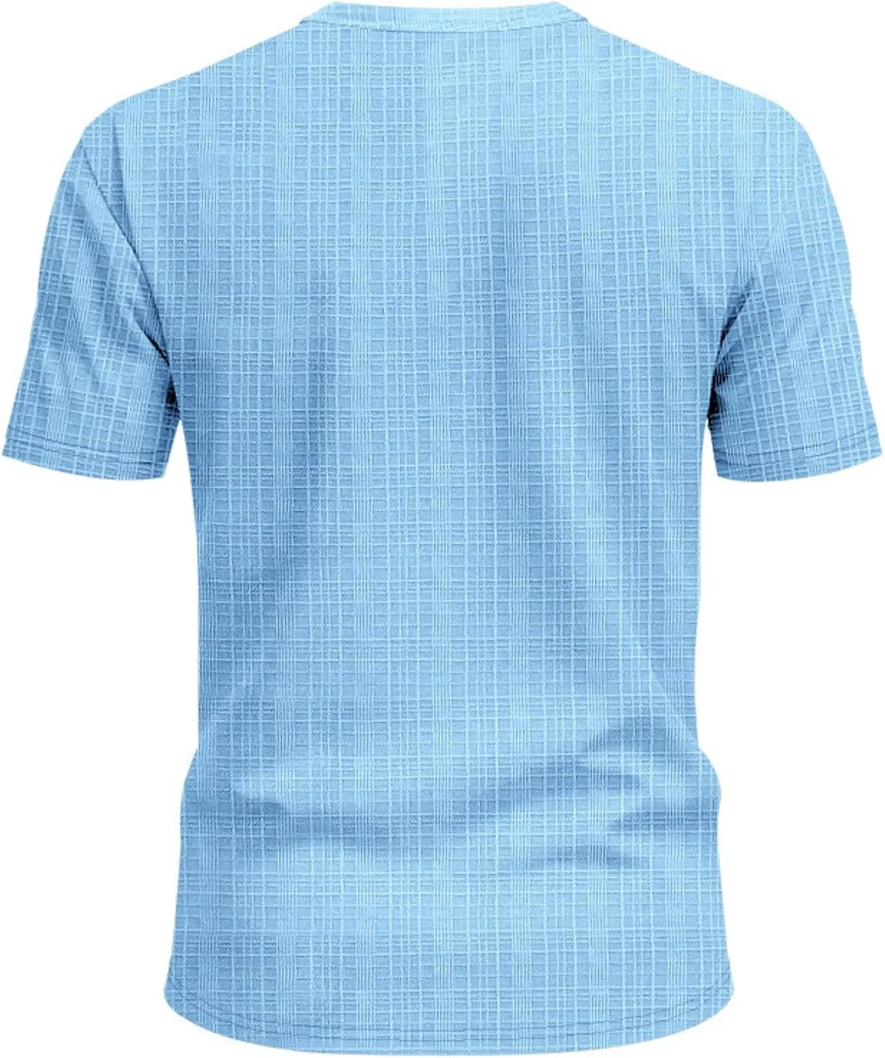 Мужская футболка с V-вырезом Slim, Summer Casual, Light Blue — фото 4