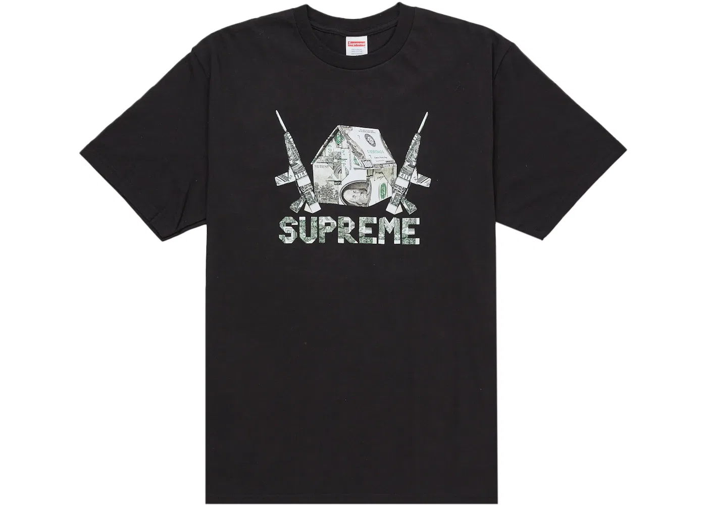 Мужская футболка с принтом Origami Supreme, Black