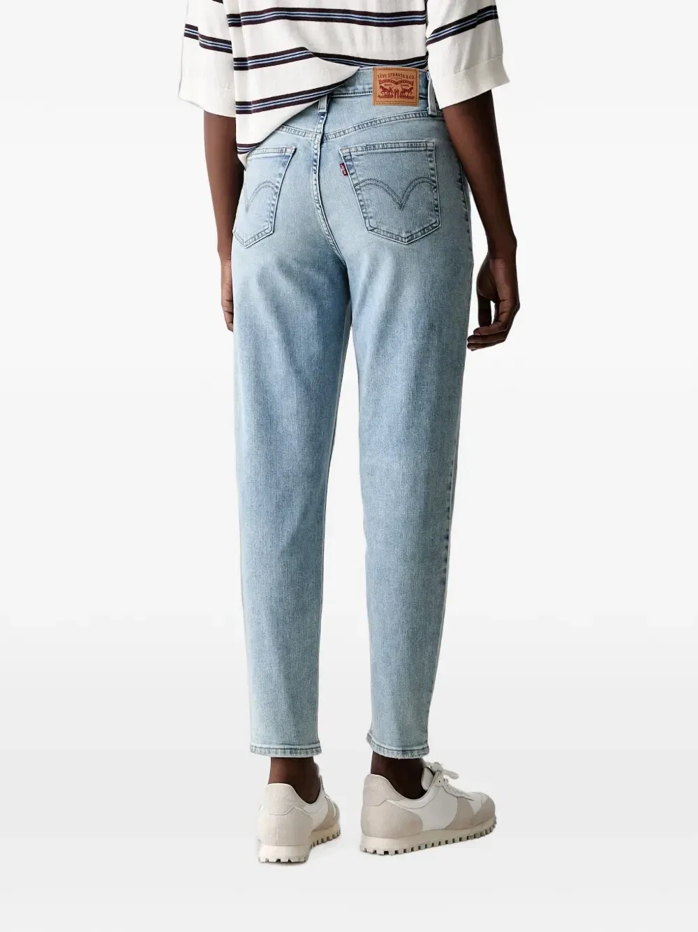 Джинсы с эффектом потертости и завышенной талией Levi'S, синий — фото 3