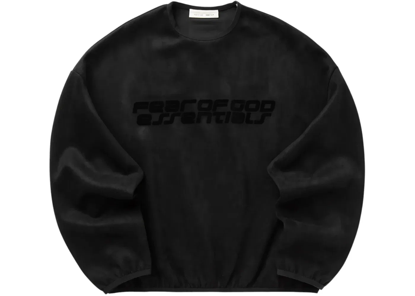 Мужской свитшот с круглым вырезом Fear of God Essentials Sweatshirt, Vintage Black