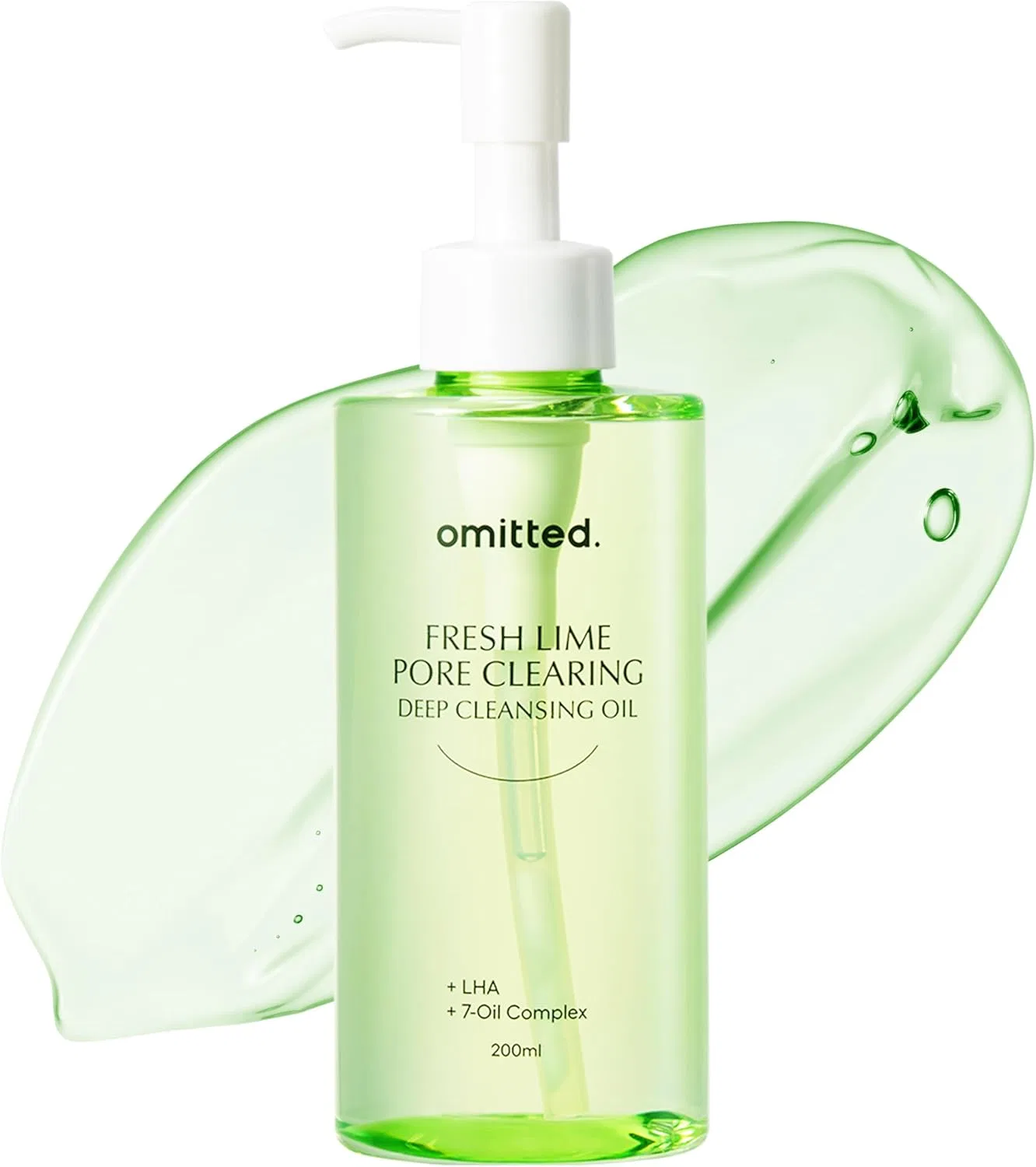 Гидрофильное масло Omitted — Масло для снятия макияжа Fresh Lime Pore Clearing Deep Cleansing Oil, 200 мл