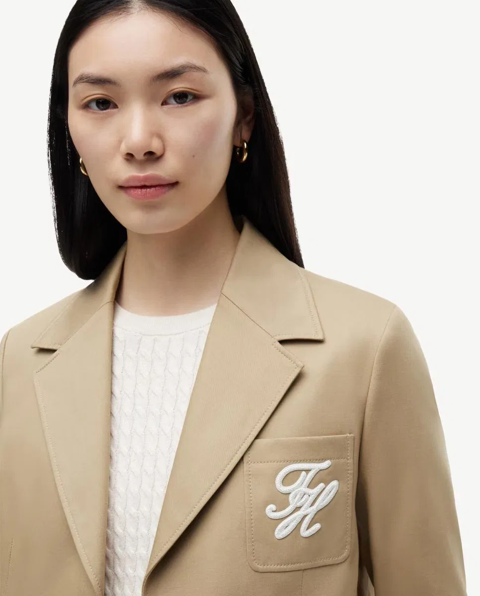 Пиджаки, Blazer Chino Logo Pecho, Tommy Hilfiger, верблюжий — фото 3