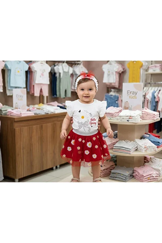 Детский комплект для девочек хлопковый Eray Kids, White