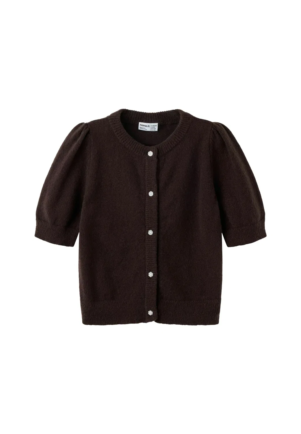 Кардиган стандартного кроя - кардиган Name It, Seal Brown