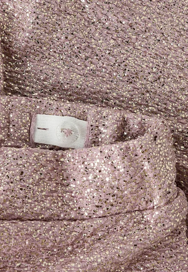 Брюки, фасон клеш, Regular fit, Name It, mauve mist, сиреневый — фото 3