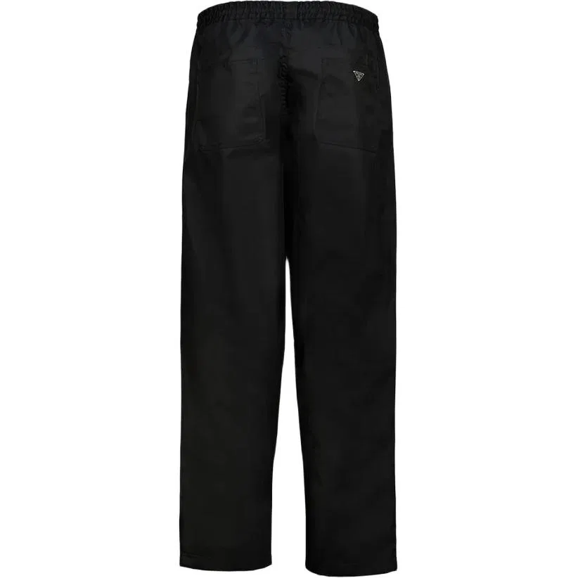 Женские брюки свободного кроя с широкой штаниной Black PRADA, Black — фото 3