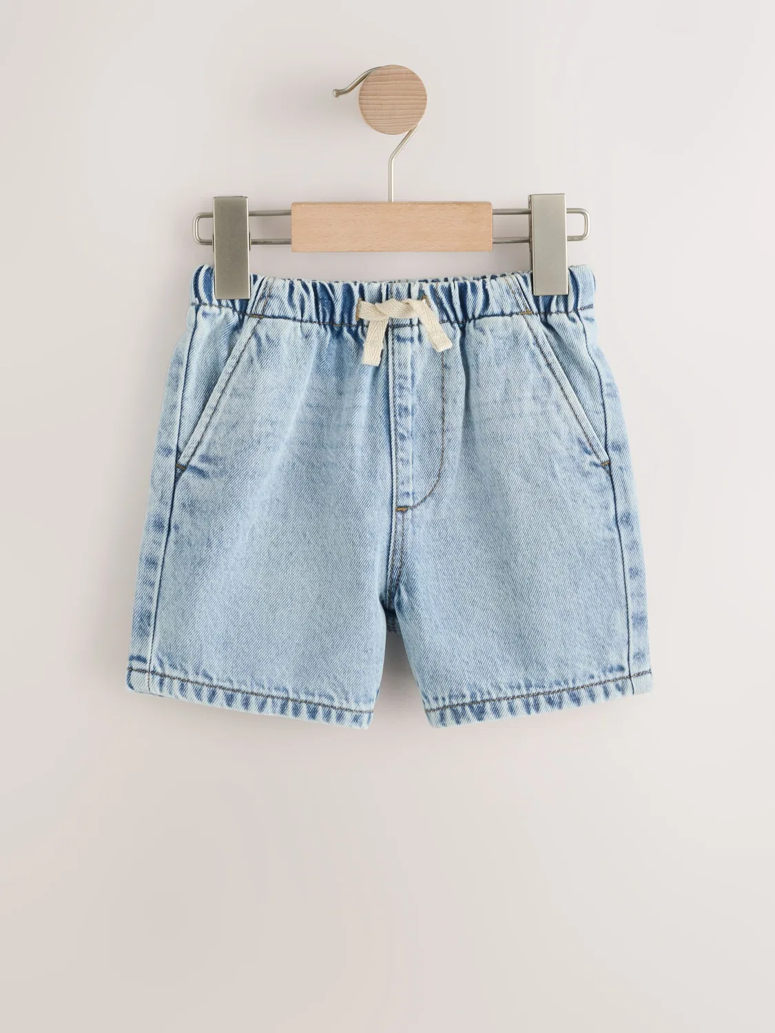 Шорты джинсовые свободные Next, Light Blue — фото 4