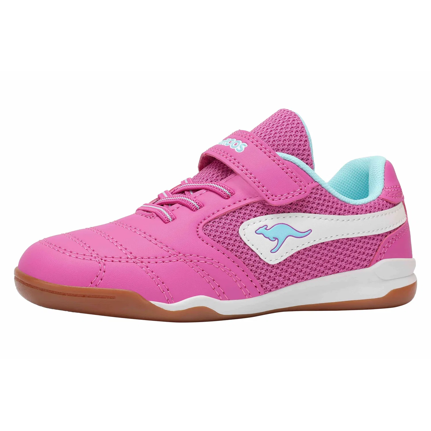 Детские индорные кроссовки с Klettverschluss KangaROOS, Fuchsia/Limpet Shell