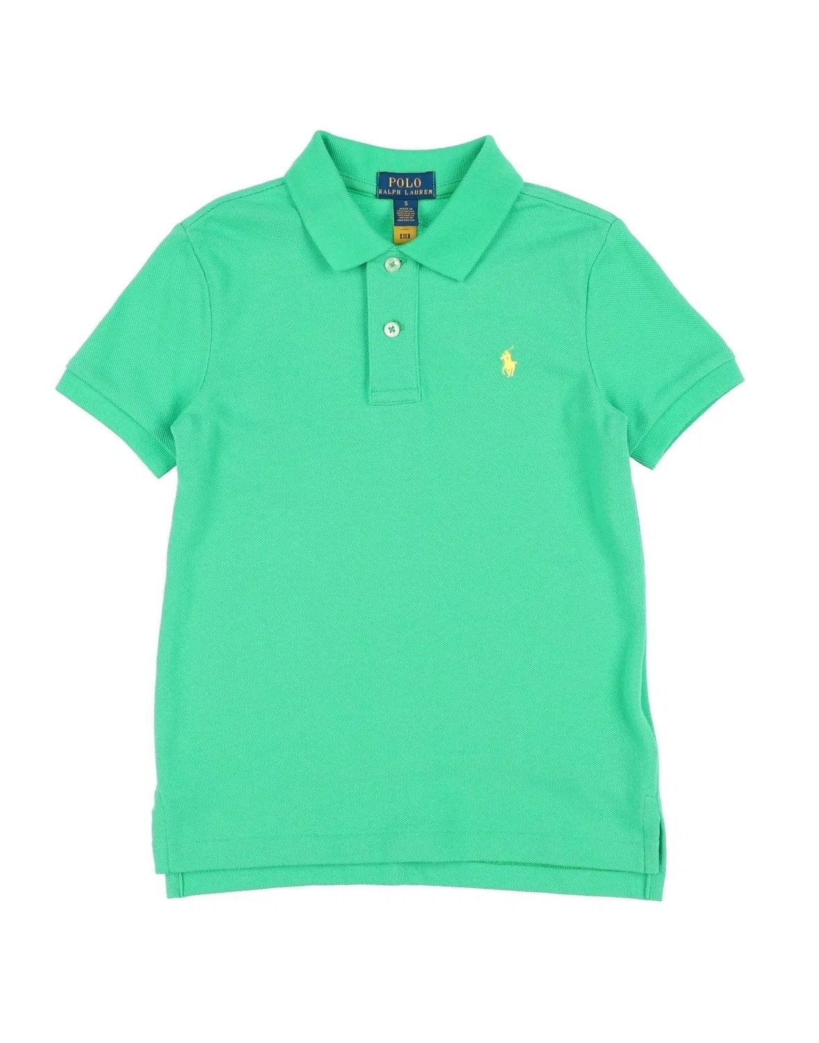 Детский поло-пике с коротким рукавом Polo Ralph Lauren, светло-зеленый