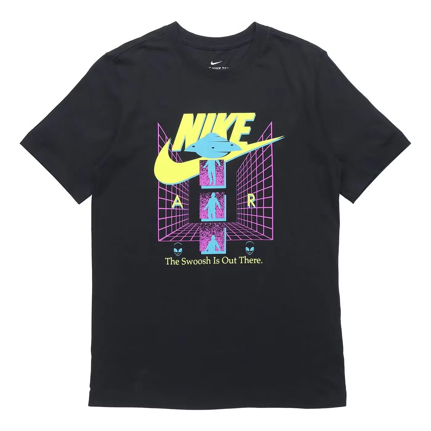 Футболка с принтом Alien Abduction Nike, черная