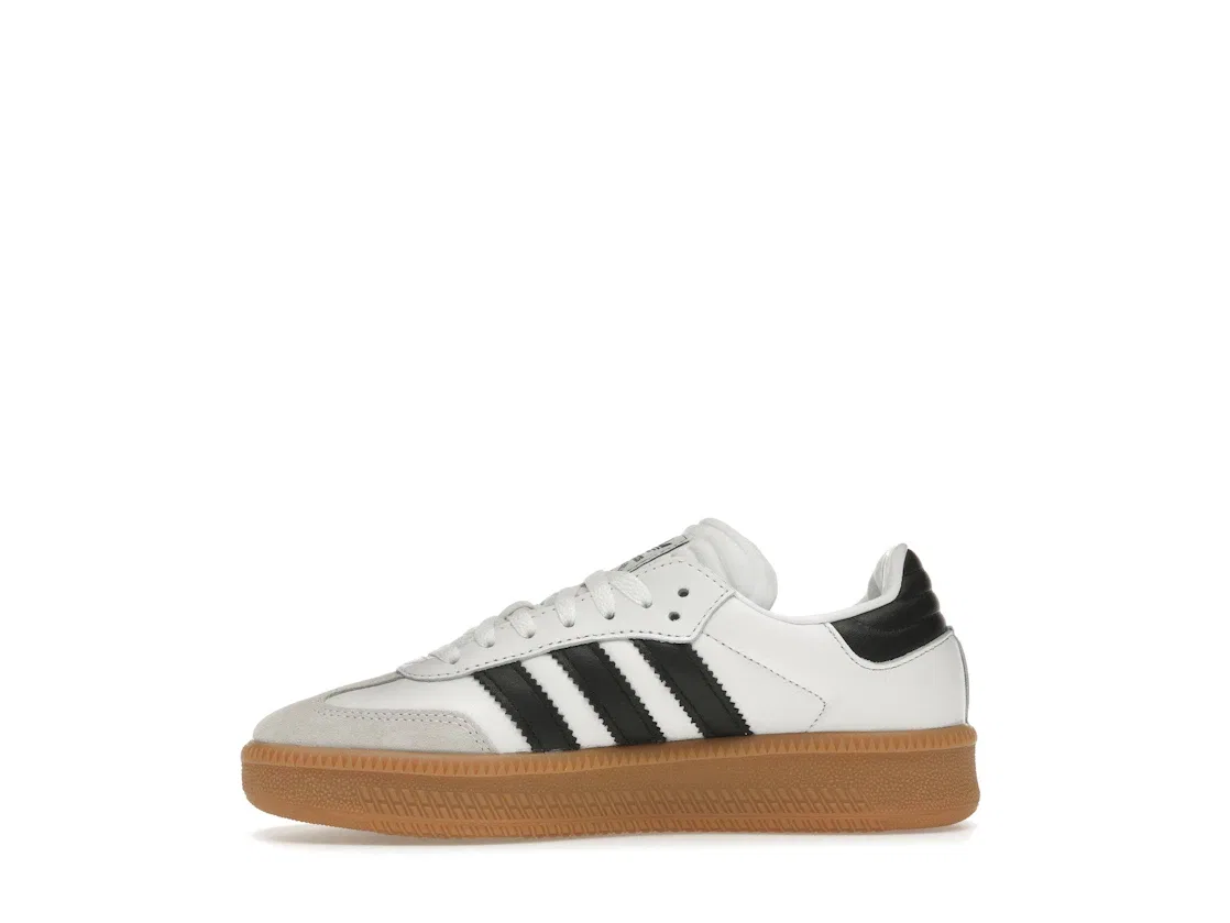 Детские кроссовки lifestyle с увеличенной подошвой Adidas Samba XLG, Cloud White/Core Black/Gum — фото 3