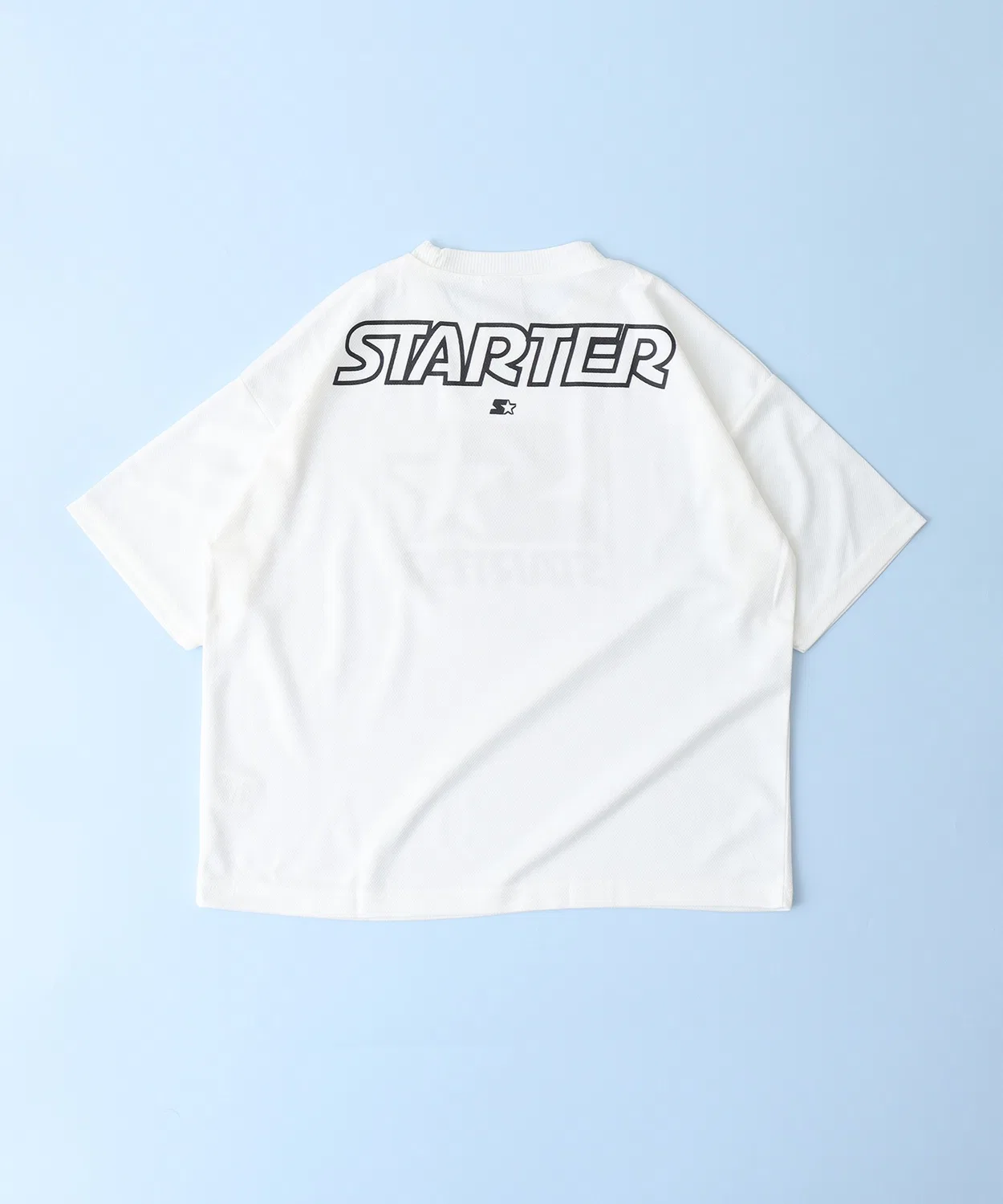 Детская футболка с принтом, из полиэстера STARTER, White — фото 3