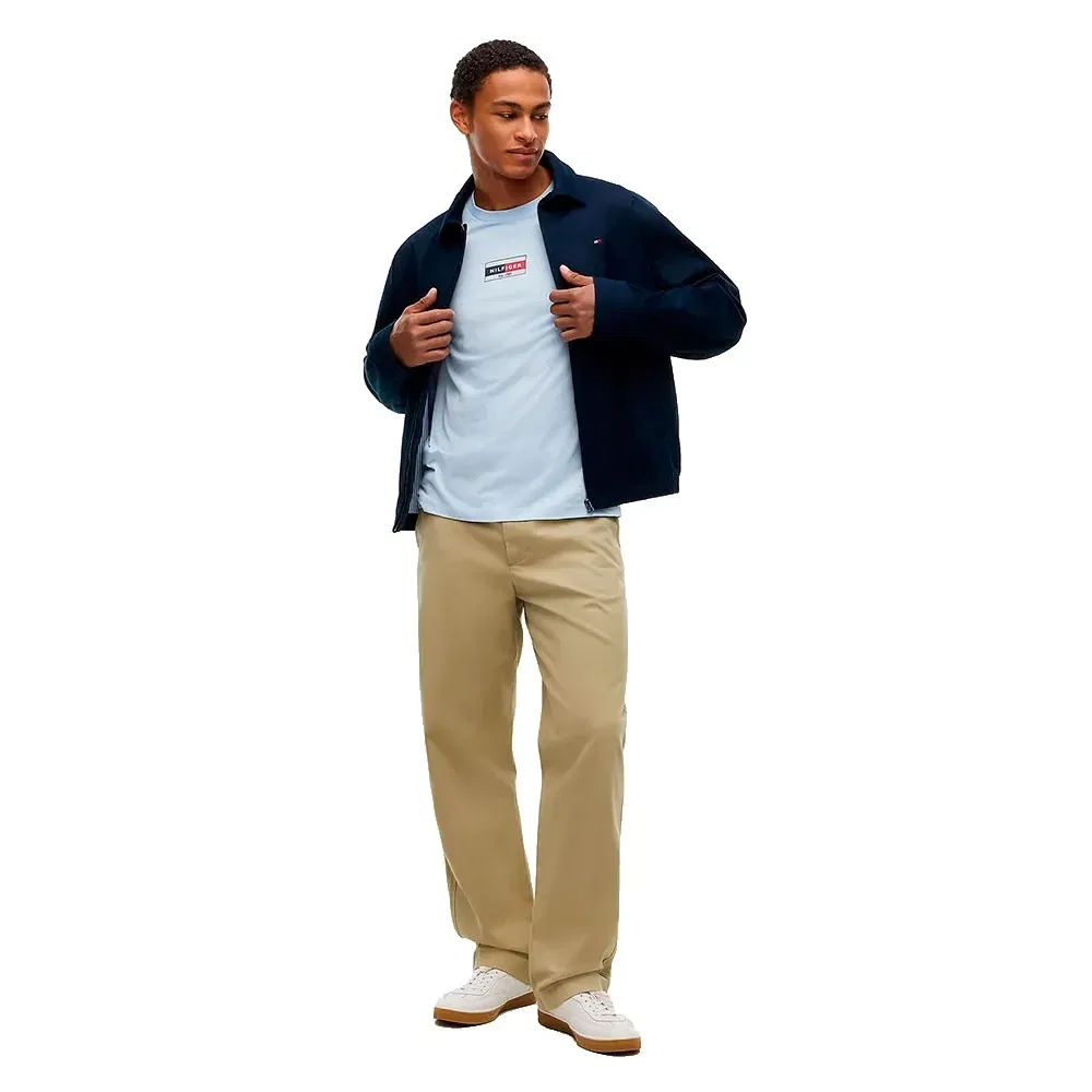 Мужская футболка с принтом Tommy hilfiger Brand Love Small Flag, Blue — фото 4