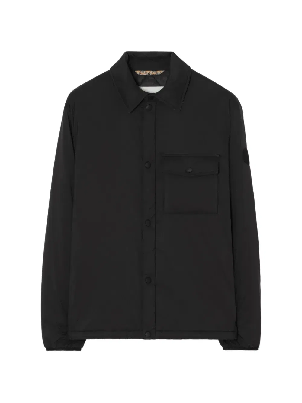 Нейлоновая рубашка-куртка Dalewood BURBERRY, черный