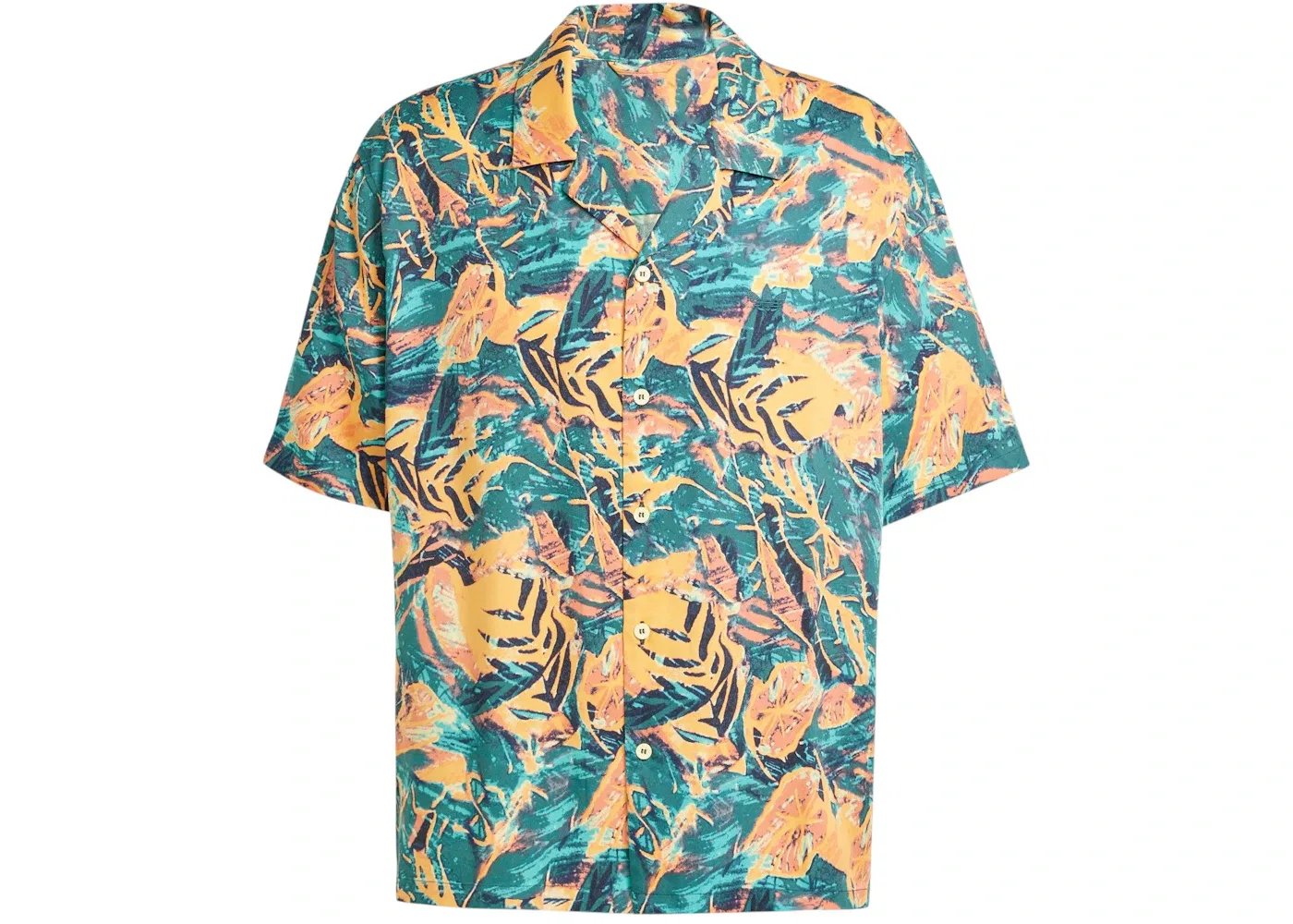 Мужская рубашка с цветочным принтом Floral Resort Shirt Adidas, мультиколор
