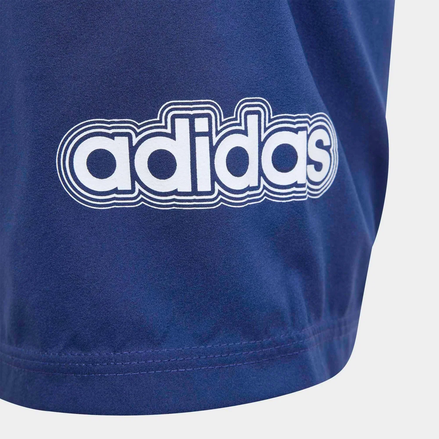 Детские хлопковые шорты Adidas, Blue — фото 4
