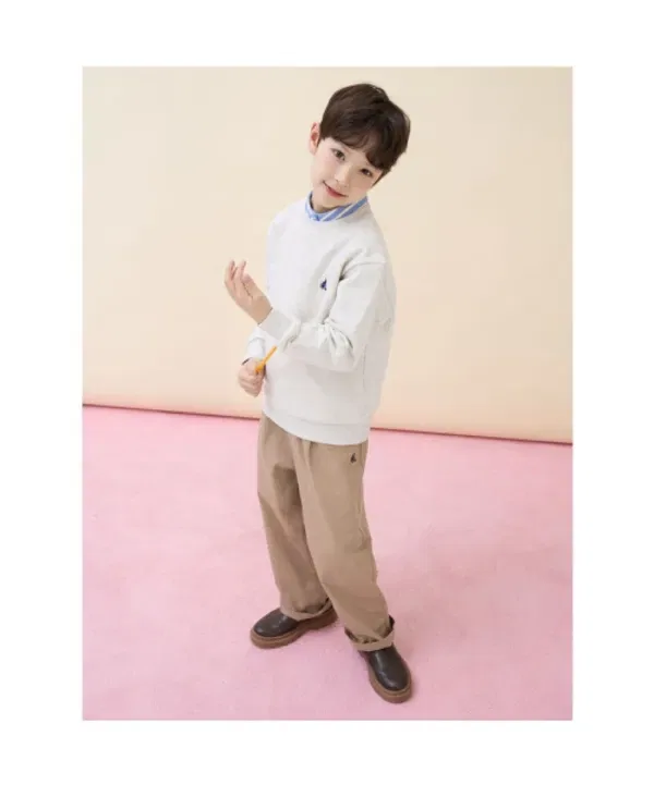 Свитшот, Essential, Beanpole Kids, бежевый — фото 4