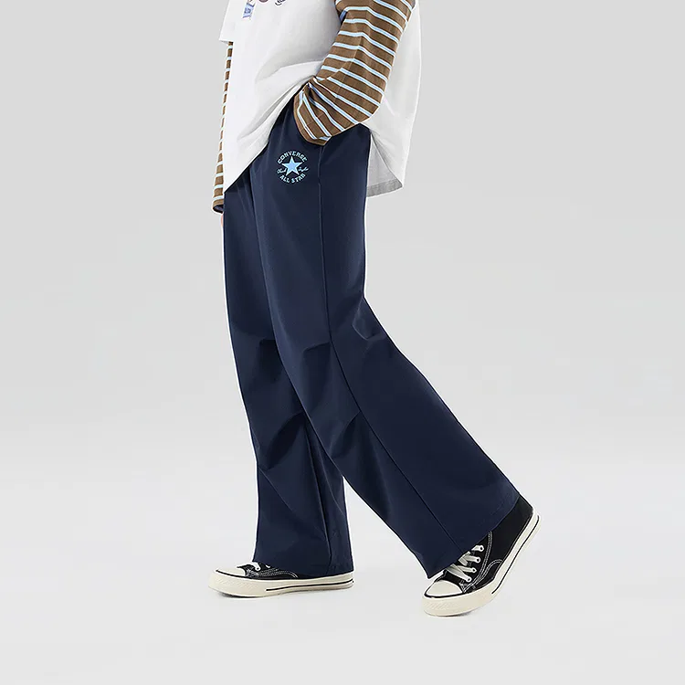 Детские брюки классического кроя Converse, Navy — фото 4