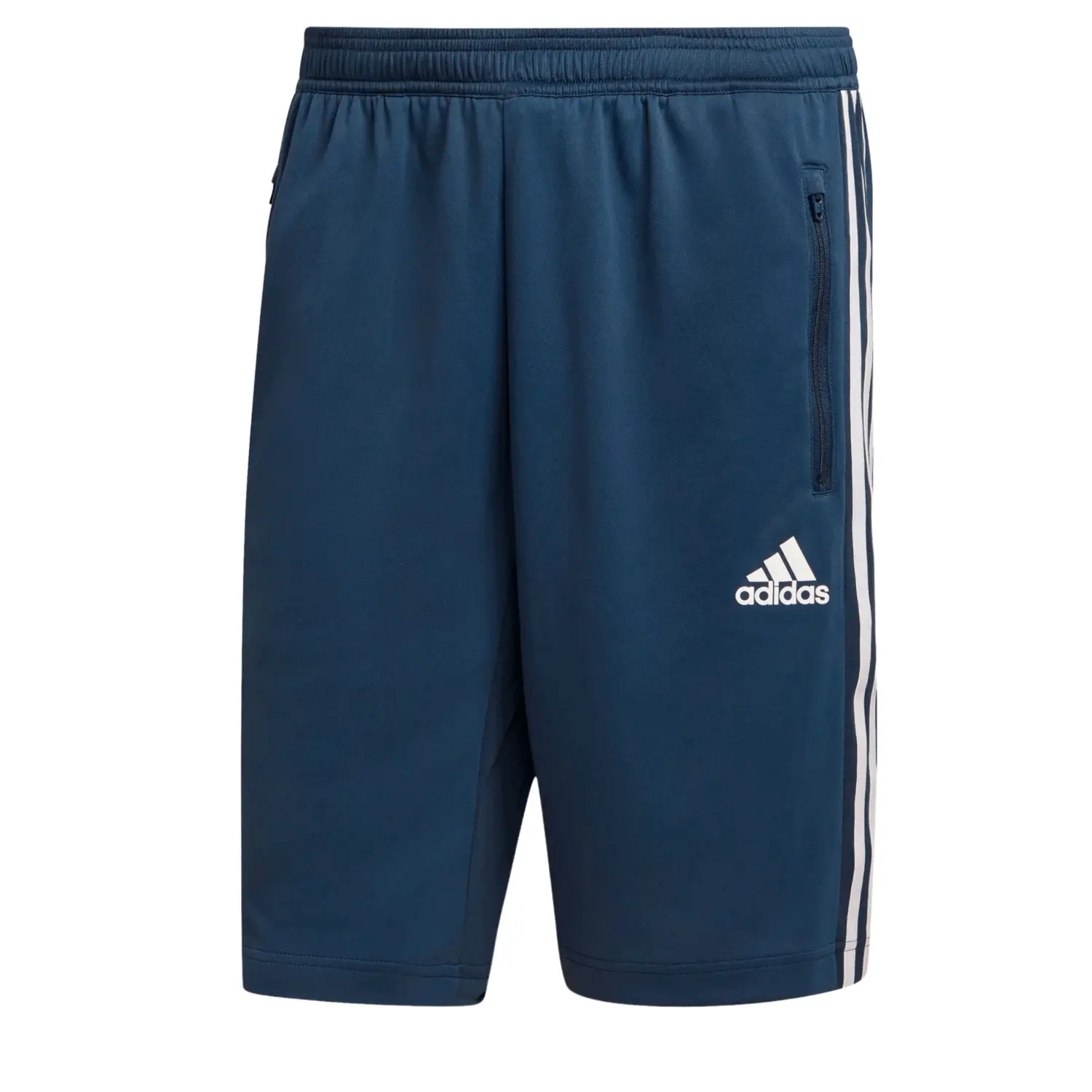 

Шорты Adidas Designed 2 Move 3-stripes Primeblue, тёмно-синий/белый