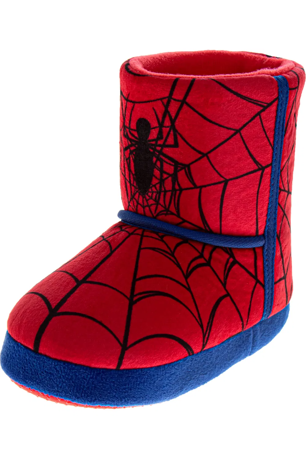 Детские тапочки супергеройские Спайдермен Spider-Man, красный/синий