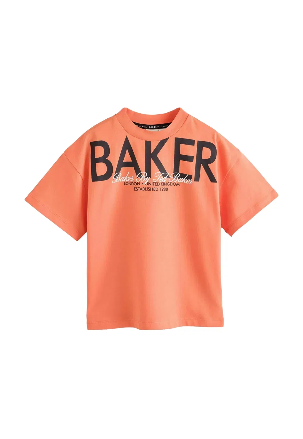 Футболка свободного кроя с графическим принтом Baker By Ted Baker, Orange