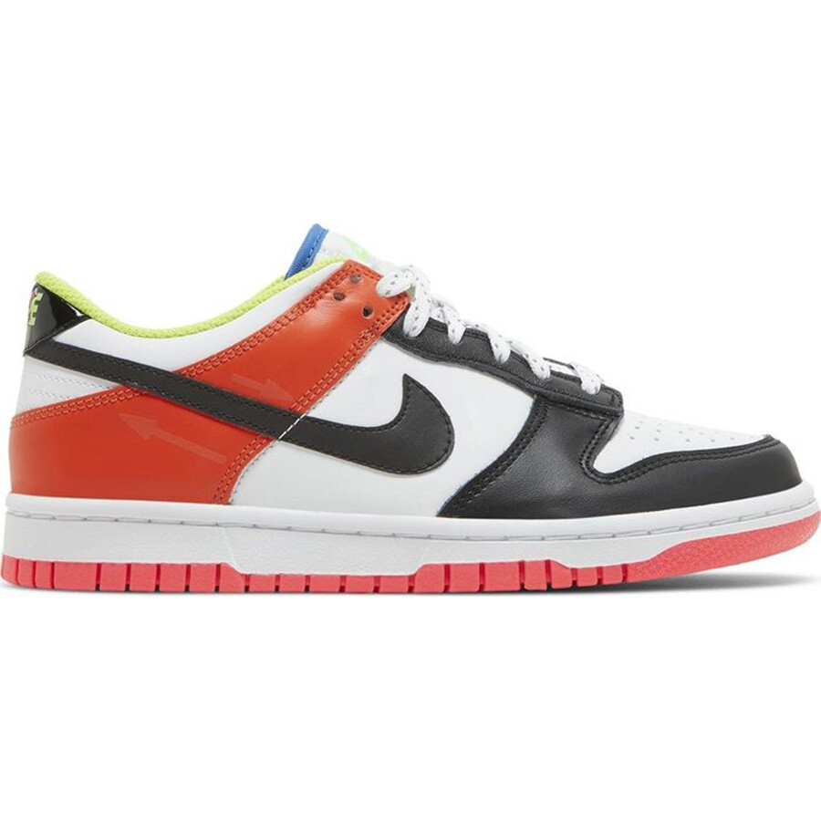 

Кроссовки Nike Dunk Low GS, белый/красный/мультиколор