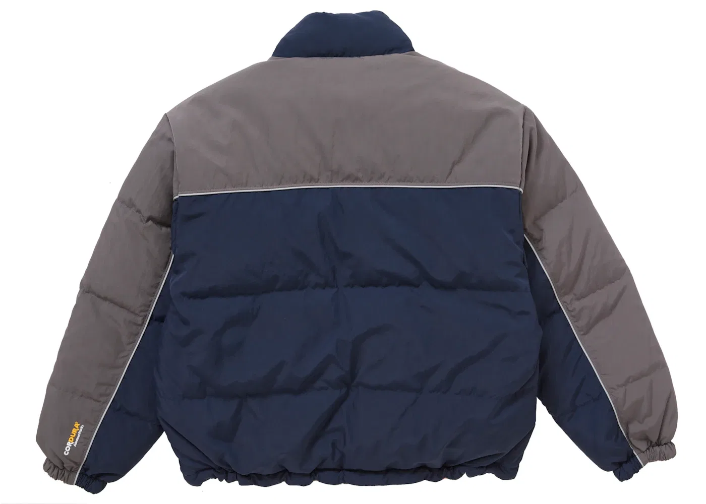 Мужская куртка-пуховик двусторонняя Supreme, Navy — фото 2