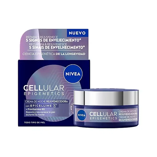 Крем ночной омолаживающий с Epicelline и провитамином B5 NIVEA Cellular Epigenetics, 50 мл — фото 3