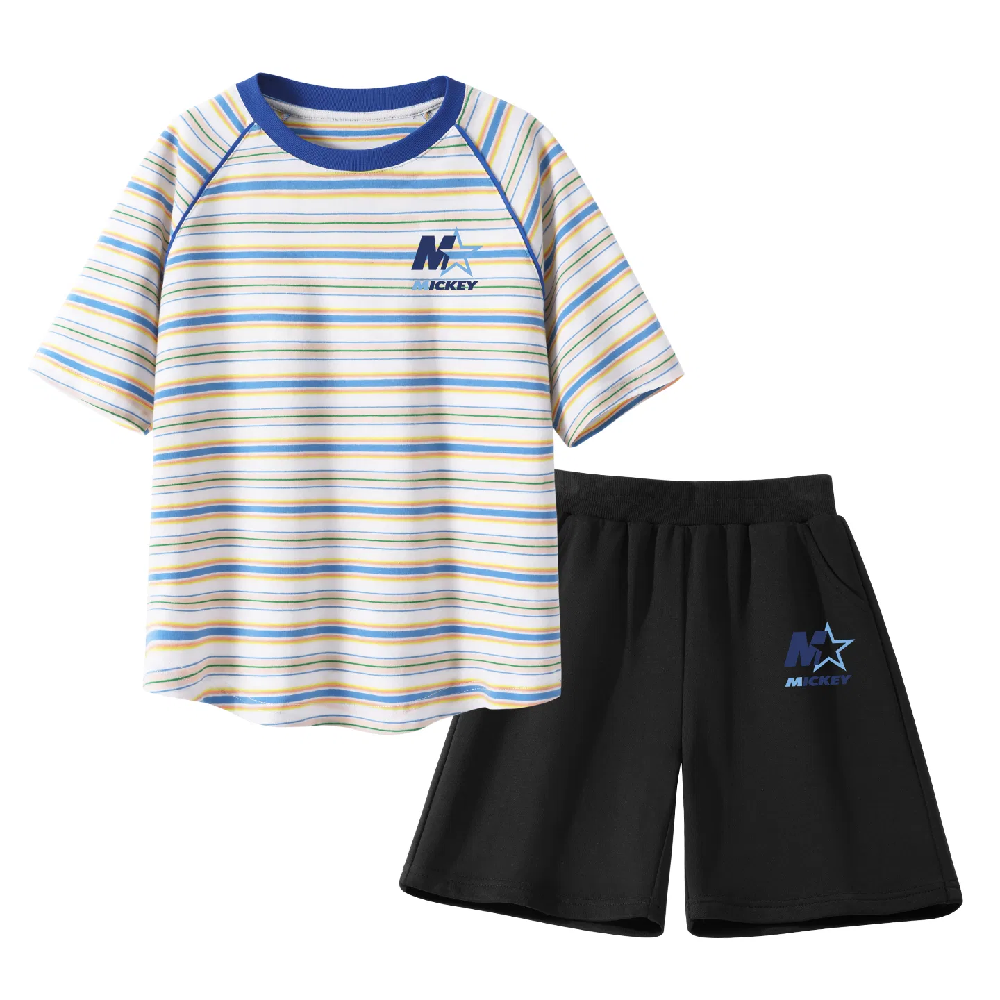 Костюм спортивный с принтом Disney, Blue Stripes+Black