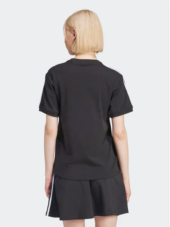 Футболка regular fit 3-Stripes Adidas, черный — фото 3