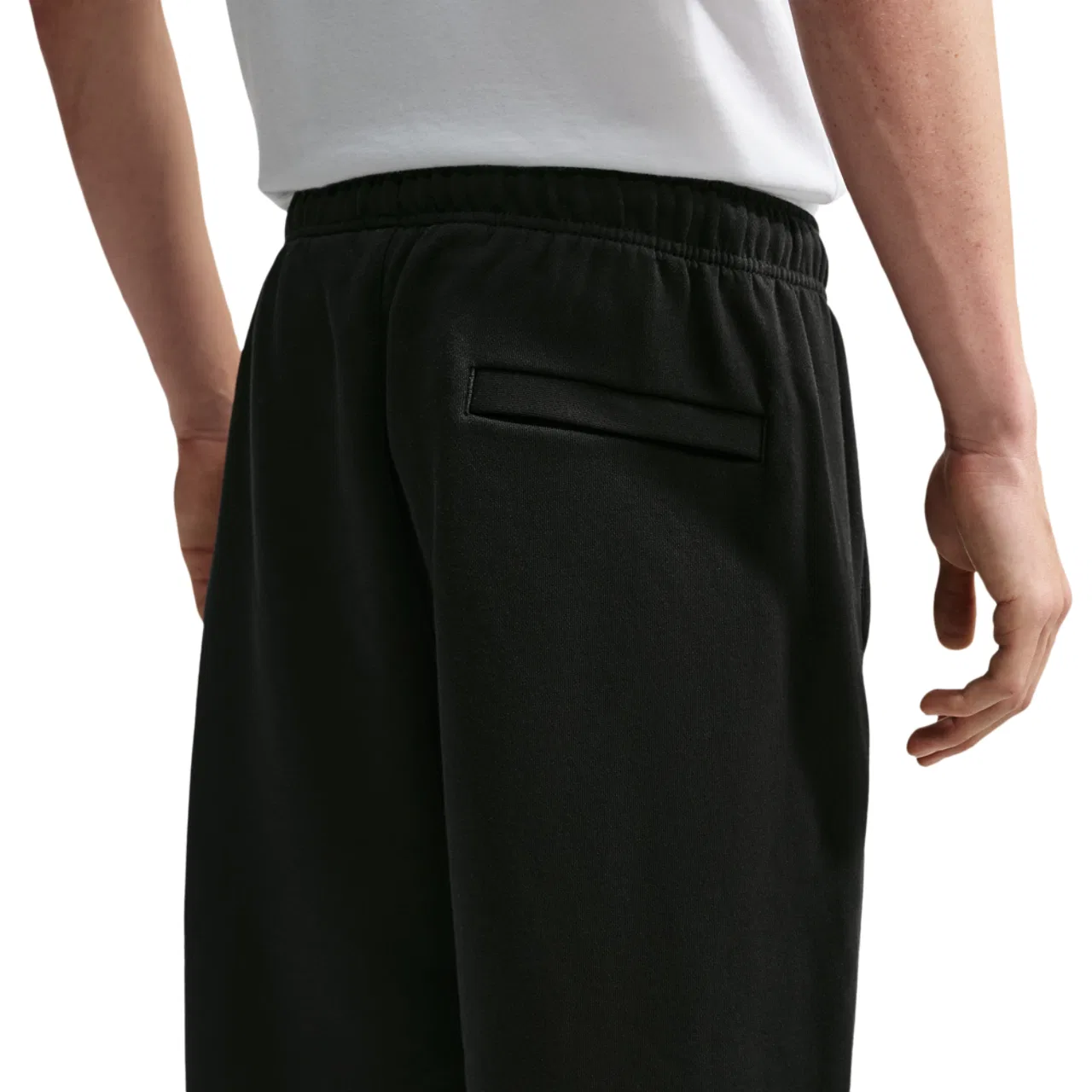 Мужские спортивные штаны свободного кроя с флисом Nike Solo Basketball Bungee Concept, Black/Sail — фото 2